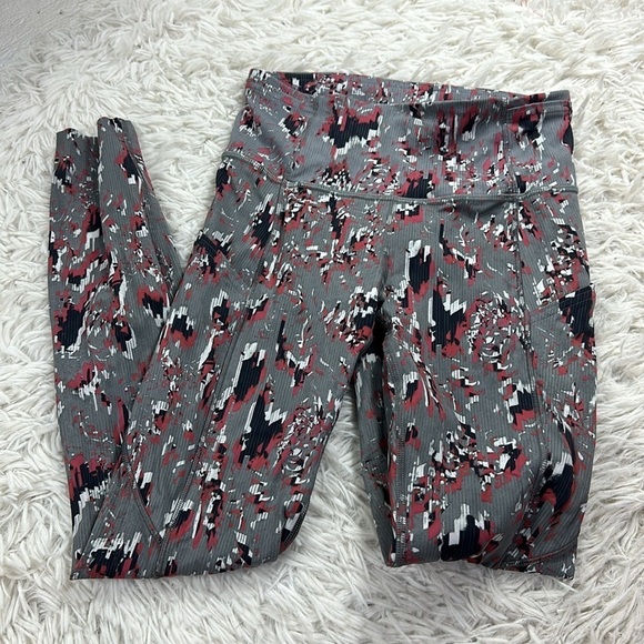 Lululemon Fast and Free High Rise Tight 25" Floral Flux Multi - Picture 1 of 6